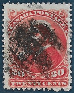 Canada #46 used 4 margins, sound Cat. Val. $110.00.