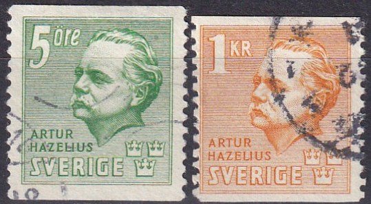 Sweden #324-5 F-VF  Used CV $4.25  (Z5236)