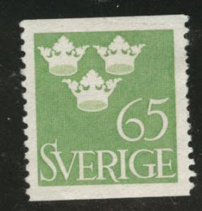 SWEDEN Scott 416 MH* 1949 3 crown coil