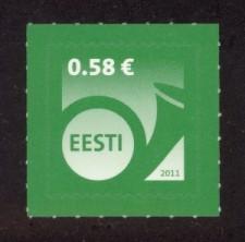 Estonia Sc# 677 MNH Post Horn Definitive