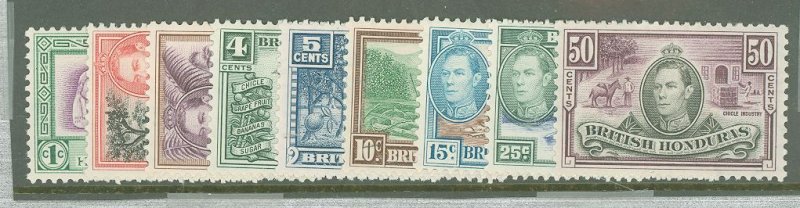 British Honduras #115-23v Unused Multiple