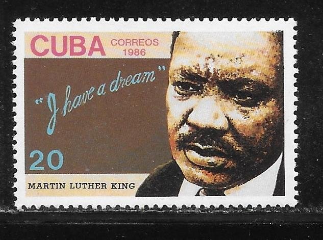 Cuba 2873 Martin Luther King jr. single MNH