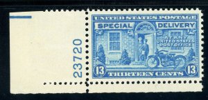 USAstamps Unused XF-S US 1944 Special Delivery Plate # Single Scott E17 OG MNH 