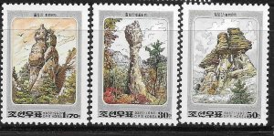 Korea 1998 Mt Chilbo Scenery Sc 3815-3817 MNH A3127