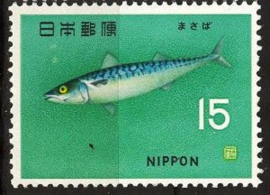 Japan 1966 Marine Life Fishes Mackerel Mi. 914 MNH