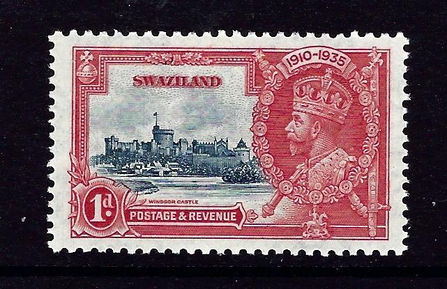 Swaziland 20 NH 1935 KGV Silver Jubilee