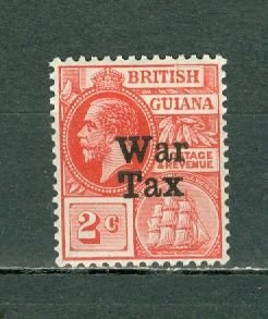 BRITISH GUIANA 1918 WAR TAX  #MR1 MNH