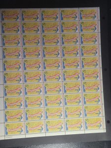 US SC# 1319, sheet, Great River Road, MNH