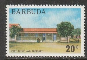 1974 Antigua-Barbuda - Sc 179 - MNH VF - 1 single - Post Office and Treasury