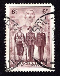 AUSTRALIA #187 VF/U *MINOR FAULT*~JM-3751