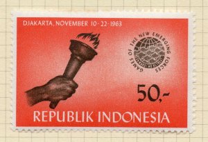 Indonesia 1963 Early Issue Fine Mint Hinged 50r. NW-14749