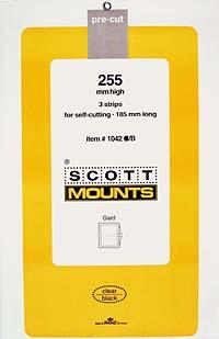 Scott Mounts Black,185/255 mm  (pkg 3) 01042B