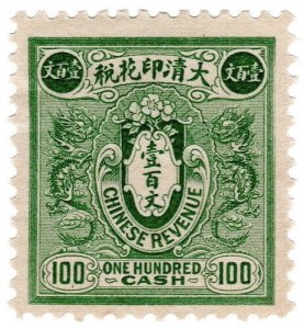 (AL-I.B) China Revenue : General Duty Stamp $100 (1908)