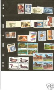 1985 Commemorative Year Set of 27 MNH Stamps