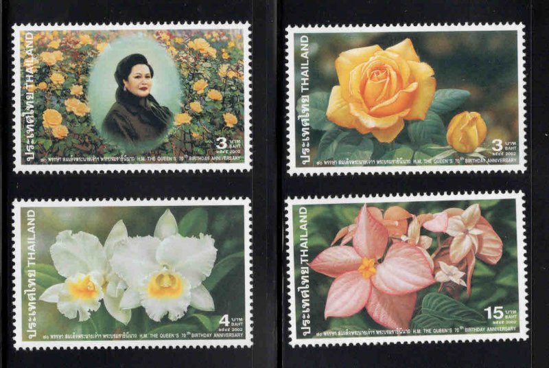 Thailand  Scott 2030-2033 MNH** Queen Sirkiti stamp set