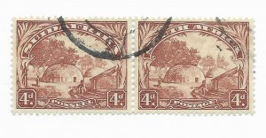 South Africa #40 Pair Used - Stamp CAT VALUE $210.00 