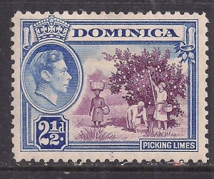 Dominica 1938 KGV1 2 1/2d Pickling Limes MM SG 103 ( K668 )