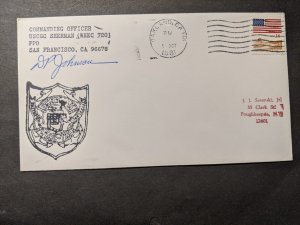 USCGC SHERMAN WHEC-720 Naval Cover 1981 SIGNED Cachet 