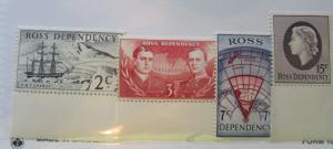 1957 New Zealand Ross Dependency SC #L5-8 MNH stamps