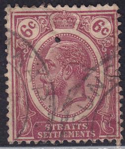 Straights Settlement 188 USED 1921 King George V