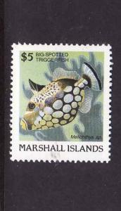 Marshall Is.-Sc#183-unused NH Marine Life set-1988-89-Big Sp