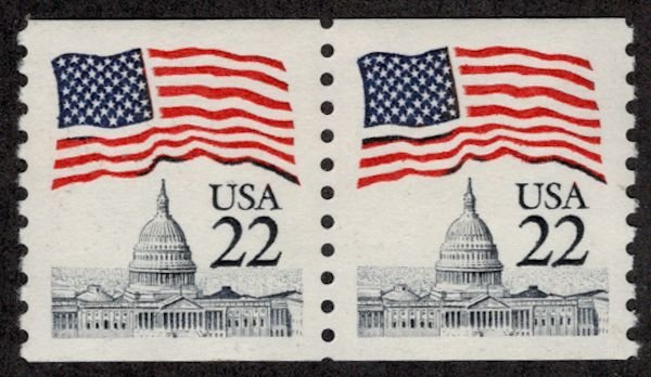 MALACK 2115v SUPERB OG NH, Pair ERIE BLUE color, V..MORE.. ww2165