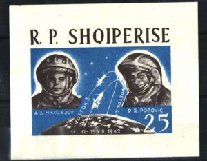 Albania 1963 Manned Space Flights 25L m/sheet unmounted mint sg741a cat £45
