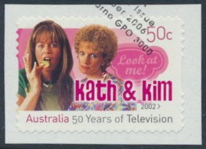 Australia   SC#  2581  SG 2725 Used Television  with fdc  see details & scan