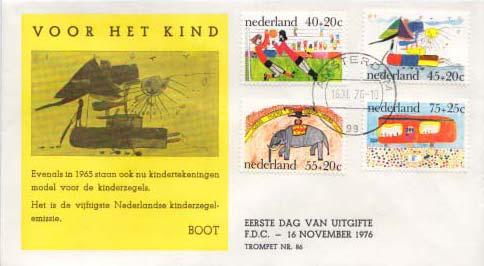 Netherlands, First Day Cover, Children