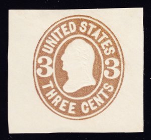 US Scott U61 Mint 3 cent 1864-65 Stamped Envelope Lot AUU0061 