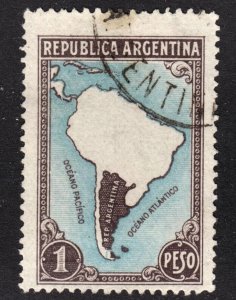 Argentina Scott 536 unwtmk F+ used.  FREE...