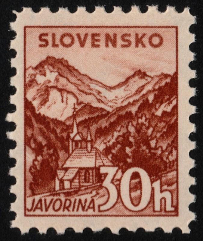 ✔️ SLOVAKIA 1940/1943 - FLORA FAUNA WM 263 PERF 10½ - SC. 49a MNH OG [SK075YB]