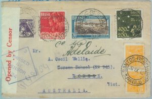 89592 - BRAZIL - POSTAL HISTORY - CENSORED COVER to AUSTRALIA  1940