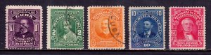 Cuba - Yvert Telegraph #82//88 - Used - Crease UL 1c, hinge thin 10c - YT €4.75