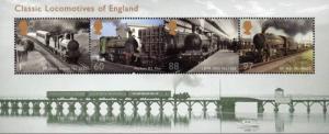 GROSSBRITANNIEN GRANDE BRETAGNE GB 2011 LOCOMOTIVES TRAINS M/S SG MS3144 SC S...