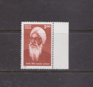 INDIA - 1998 NANAK SINGH - 1V - MINT NH