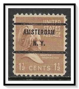 US Precancel #805-71 Amsterdam NY Used