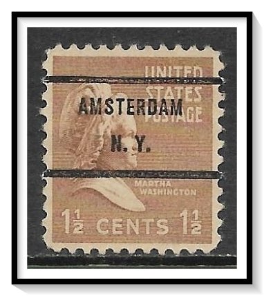 US Precancel #805-71 Amsterdam NY Used