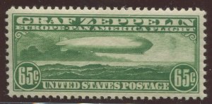C13 Zeppelin Air Mail Mint Stamp NH with Graded 95 XF-Superb Crowe Cert BZ1624