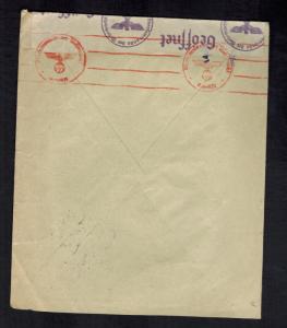 1940 Slovakia Censored cover to Mlada Boleslav