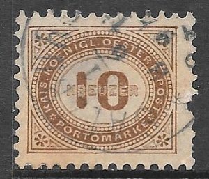 Austria J7: 10k Numeral, used, F-VF