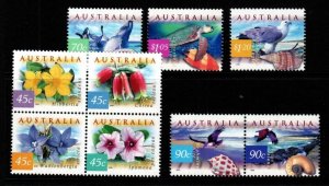 AUSTRALIA SG1854/62 1999 FAUNA ANF FLORA MNH