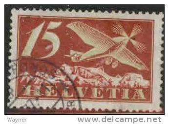 1923 Switzerland Scott C3 Airmail used