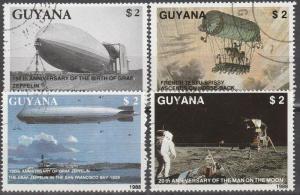 Guyana #2007A, 2008A-C F-VF Used CV $11.00 (A7344)