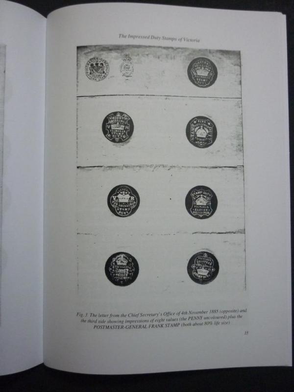 THE IMPRESSED DUTY STAMPS OF VICTORIA by DINGLE SMITH AND DAVE ELSMORE