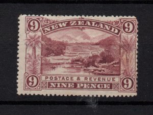 New Zealand 1898 9d purple SG256 mint MH WS36524