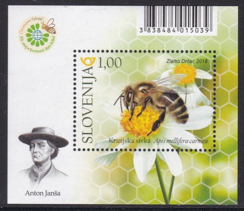 Slovenia, Fauna, Bees MNH / 2018