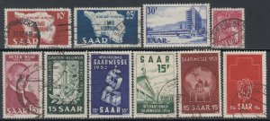 Saarland   Fine lot used