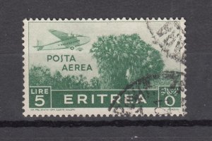 J43928 JL Stamps 1936 eritrea used #c15 airplane