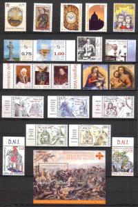 2012 Vatican City - Sc# 1493-1514 - Complete year set - MNH